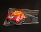 Small Clear Flat Cellophane Bags - Set of 50