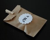 Mini Kraft Brown Merchandise Bags - 3.25" x 5.25" (Set of 200)