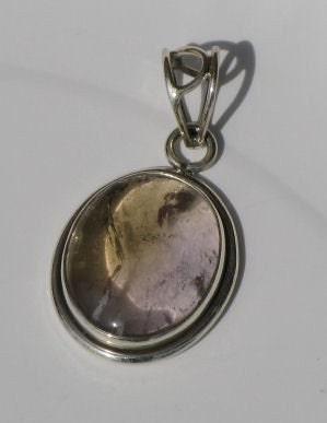 Ametrine Gemstone Pendant Sterling Silver 925