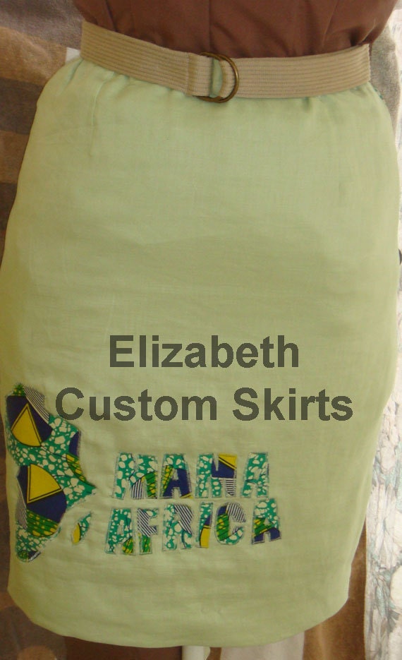 Mama Africa Pencil Skirt