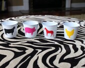 Animal, Petting Zoo, Farm or County Fair Themed Children's Party Favor Buckets/ Treat Bag with Your Choice of Logos, Style 1
