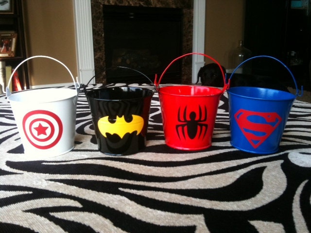Children's Party Favor Buckets/ Treat Bag with Your Choice of Logo, Style 1
