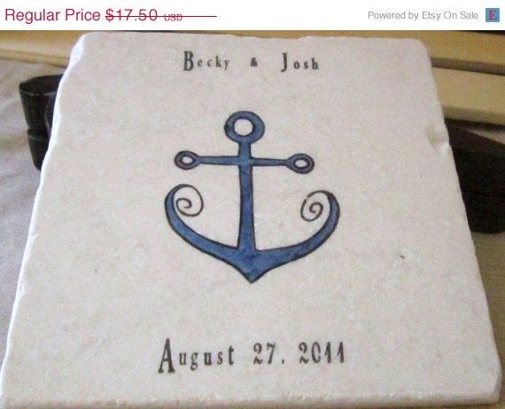ON SALE Personalized Anchor Trivet