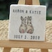 A Couple of Love Bunnies Save the Date Magnets, Set of 25
