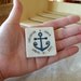 Nautical Anchor Save the Date Magnets, Wedding Favors, Set of 25