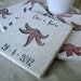 Starfish Wedding Favor Coasters, Set of 25