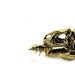 Gold Plated Dinosaur Loves Bacon Necklace Trex Eating Pig