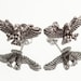 LANDING EAGLE STUDS -  Antique Silver Stud Earrings