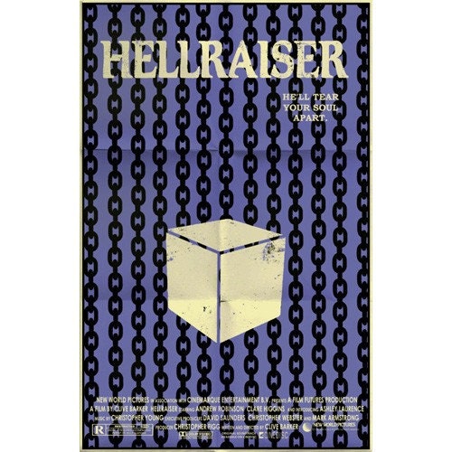 HELLRAISER vintage style movie poster