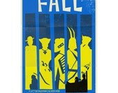The Fall vintage style movie poster