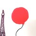 ORGANIC onesie- Eiffel Tower, Balloon