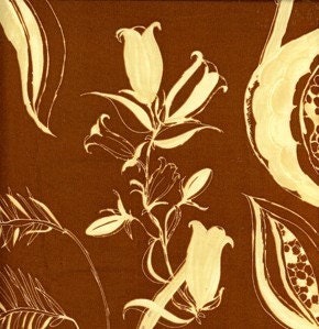 1 yd. night sky, cocoa (tina givens, treetop fancy)