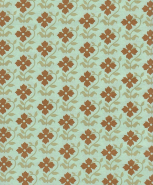 1/2 yd. chestnut hill - buttercup, moss