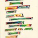Painted Cards - set of 5