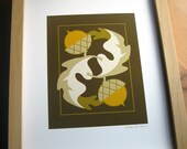 Acorn Oak Leaf Giclee Print
