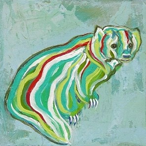 Treasure -  Badger Fine Art Print