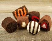 Felt Food Chocolate Truffles