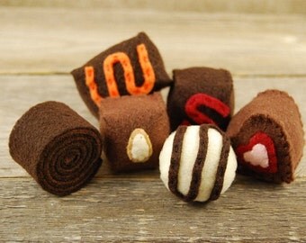 Felt Food Chocolate Truffles