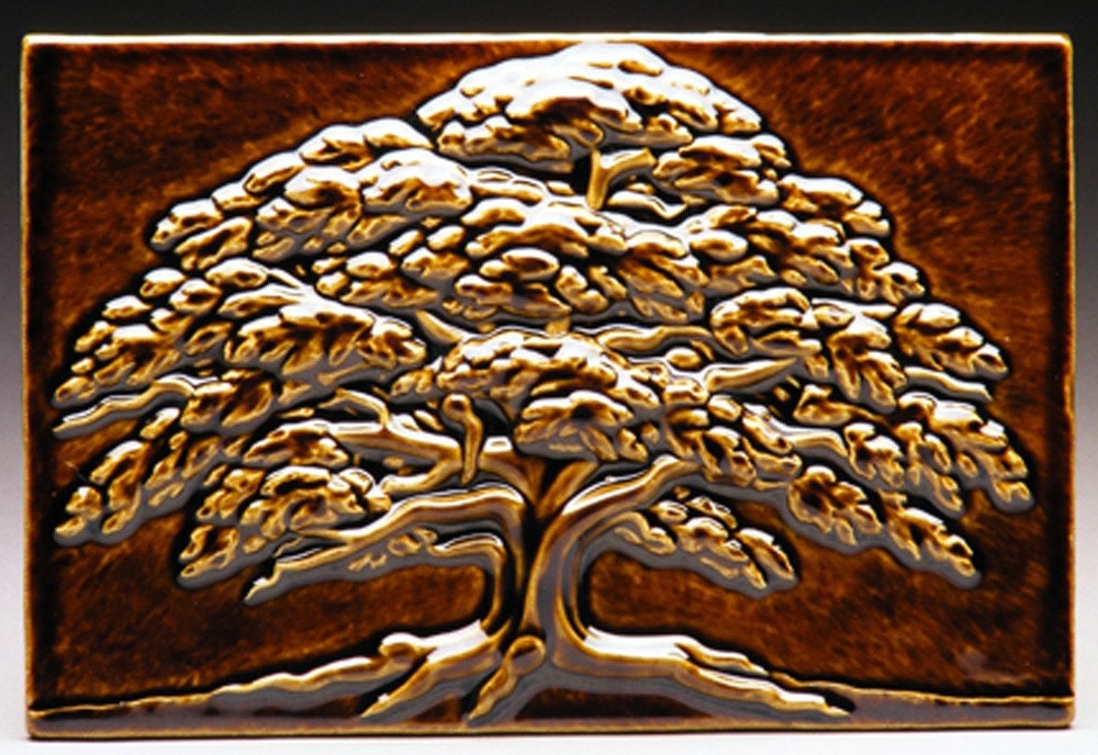 Carved Summer Oak Tree - Made to Order