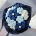 Tsumami Kanzashi Wedding Bouquet - Spring Blue