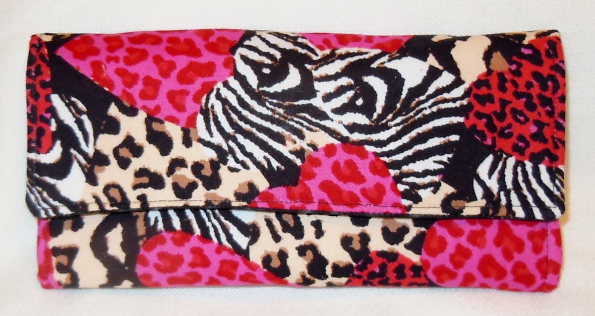 Animal Print Zebra Leopard Cheeta Wallet