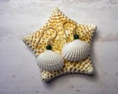 Seashell Emerald Earrings - Emerald Mermaid