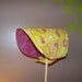 PINK LOTUS & LEAVES, the reversible, flip-me-back bonnet, from Bella Sol Bebe