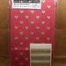 Cute Rustic Hearts japanese paper gift bags (set of 12)