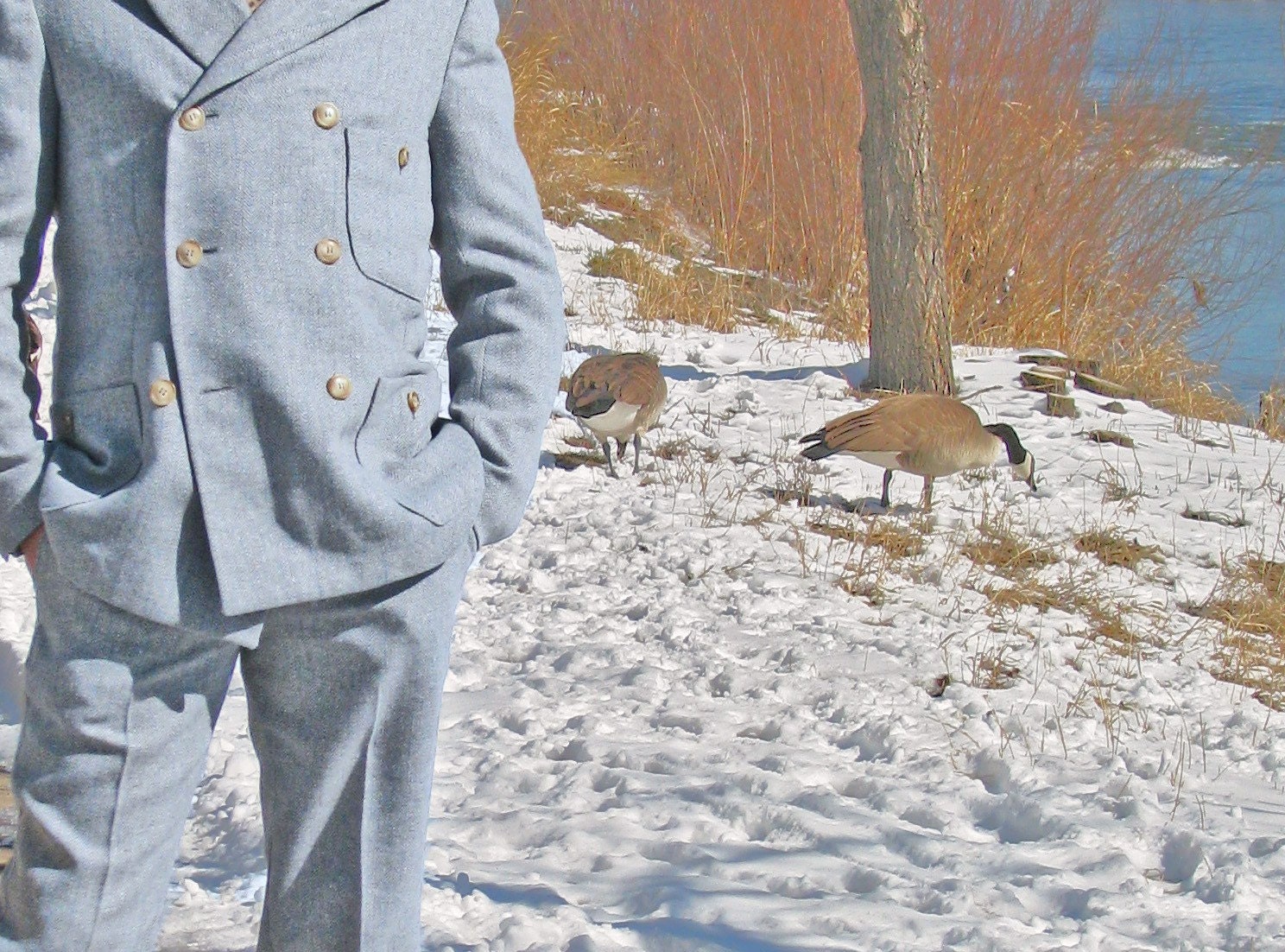Silk Reefer Suit