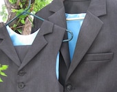 Custom Wool Gabardine Suit