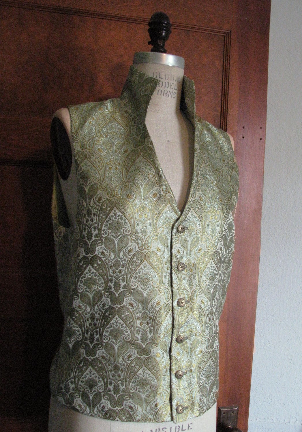 Regency Style Silk Vest