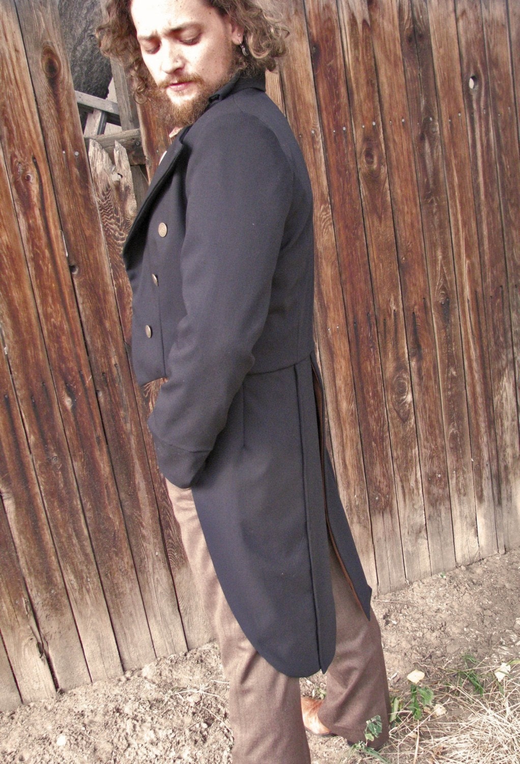 Wool Dress Coat--A Custom Tailcoat in Your Size