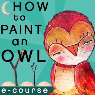 Owl Painting Workshop - How To Paint An Owl an online art class with Juliette Crane (Self-Paced, Instant Access)