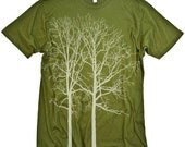 Two Trees T-Shirt Nature Graphic Tee MENS Tshirt S M L XL XXL