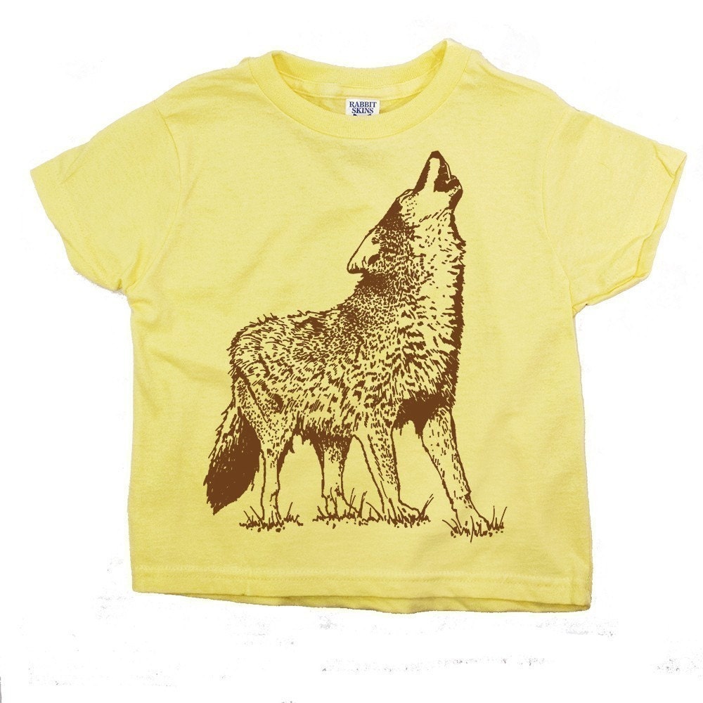 Wolf Tshirt Animal Toddler Tee Graphic Shirt
