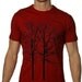 Trees Graphic Tshirt Cool MENS Tee cranberry
