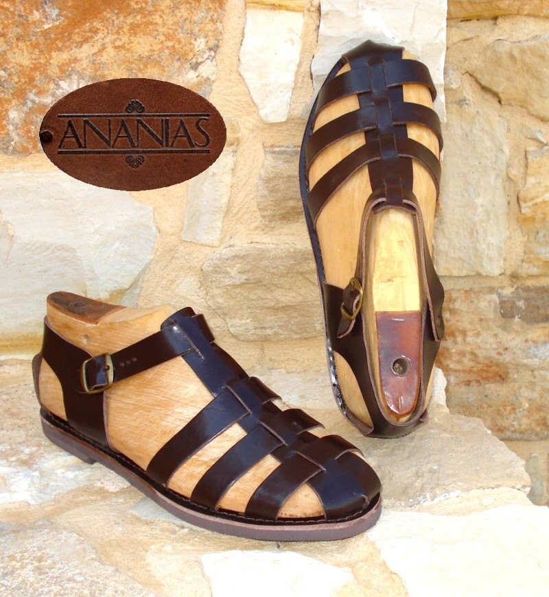 Greek Sandals Roman Grecian leather sandals for by AnaniasSandals