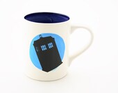 Dr Who Tardis Mug in earthenware
