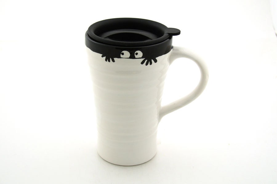 Funny Monster Ceramic Travel Mug