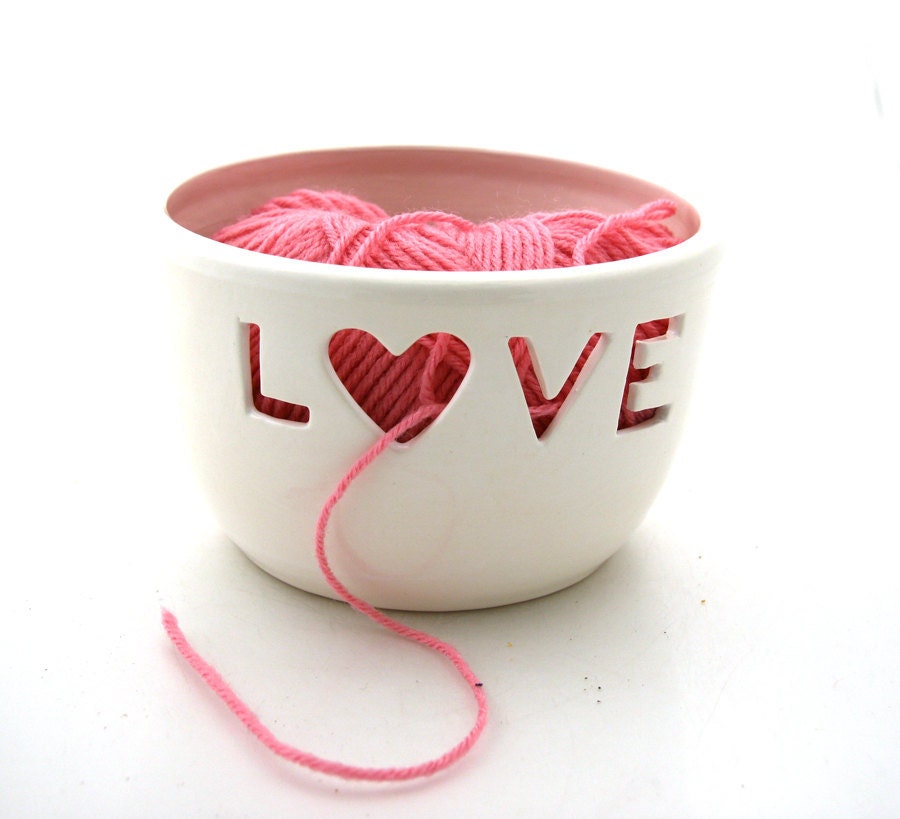 Knitting Bowl Yarn Bowl  Love