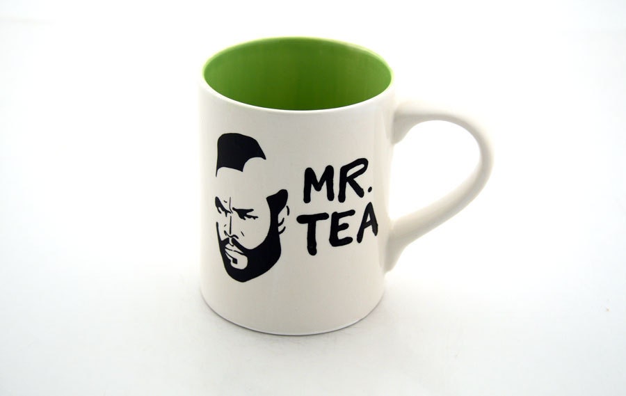Mr T Mug Tea Cup Featuring Mr. T THE ORIGINAL an 80s Retro Flashback LIME