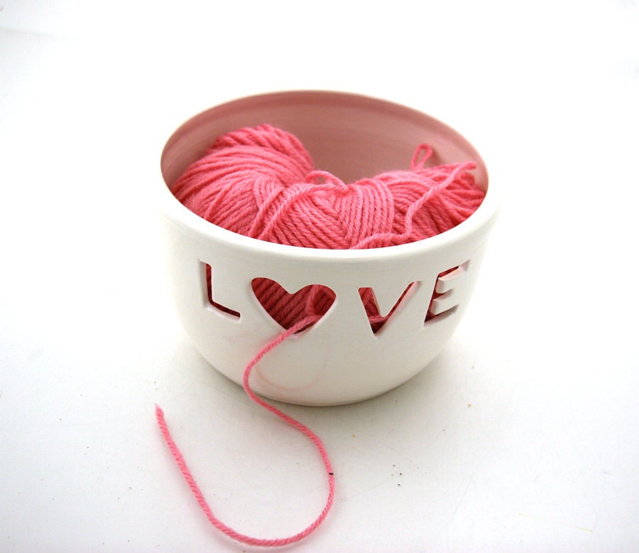 Knitting Bowl Yarn Bowl  Love