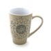 CIJ Sale Christmas in July Large Mug with freeform geometric mandela