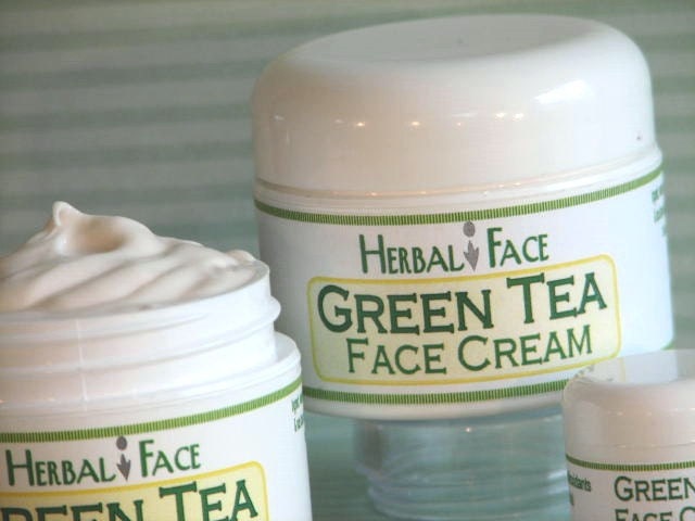 GREEN TEA Face Cream, antioxidant rich, anti-aging formula, all natural ingredients perfect for sensitive skin