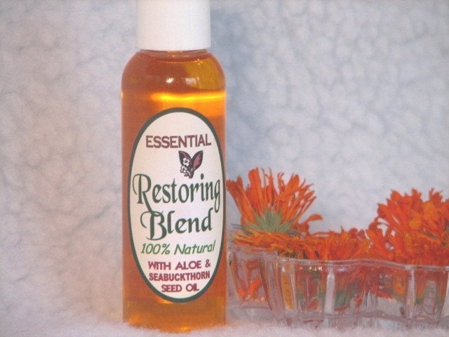 Restoring Skin Oil - Essential Restoring Blend With soothing Aloe Vera and Seabuckthorn Seed Oils