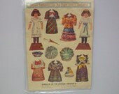 Embossed Antique Paper Dolls