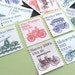 Wheels II .. UNused Vintage Postage Stamps  .. post 5 letters