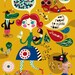 Awesome... limited edition giclee print of an original illustration (8.5 x 11in)
