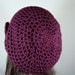 Organic Cotton Tam, Beret Hat in Wine