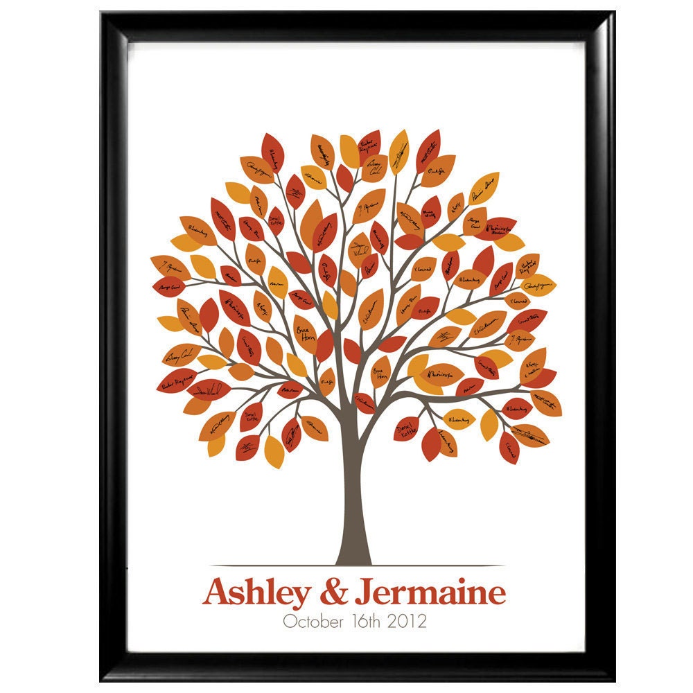 Printable Fall Signature Tree (PDF)